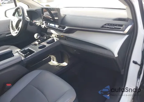 2025 Toyota Sienna Xle 8 Passenger z USA, uszkodzony, nr VIN 5TDYRKECXSS238493